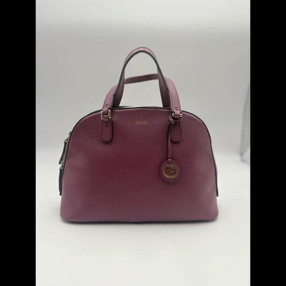Gucci Leather Handbag - Elegant Pink Tote with Strap - Picture 1 of 12